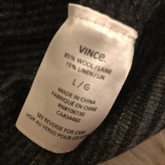 Vince kids wool and linen blend sweater - Picture 5 of 5